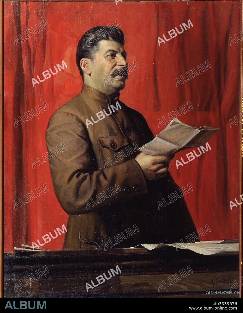 ISAAK BRODSKY. Portrait of Joseph Stalin (1879-1953).