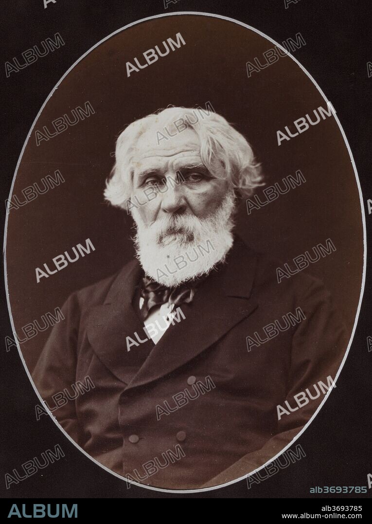 MICHAIL MICHAILOVICH PANOV. Portrait of the author Ivan Sergeyevich Turgenev (1818-1883).