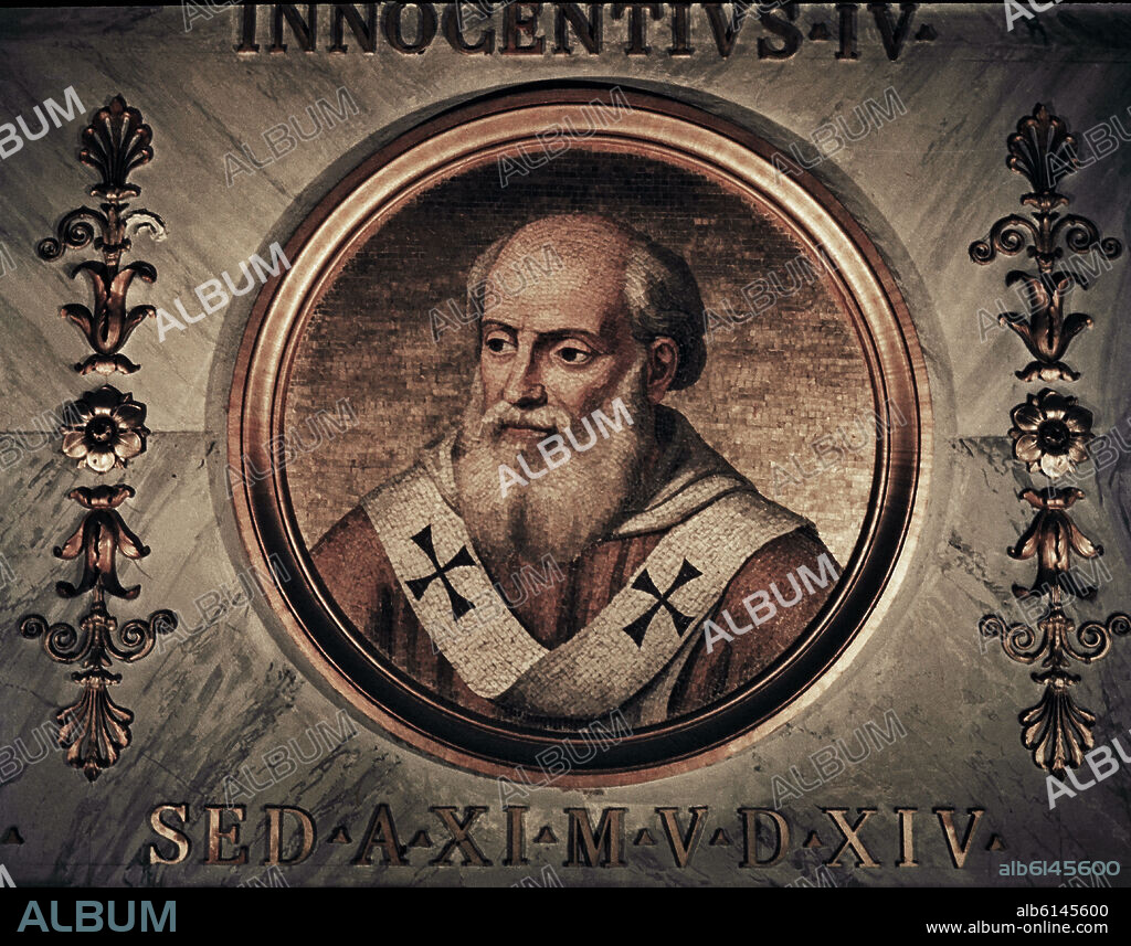 *INOCENCIO IV (1200-1254)  PAPA (1243-1254).