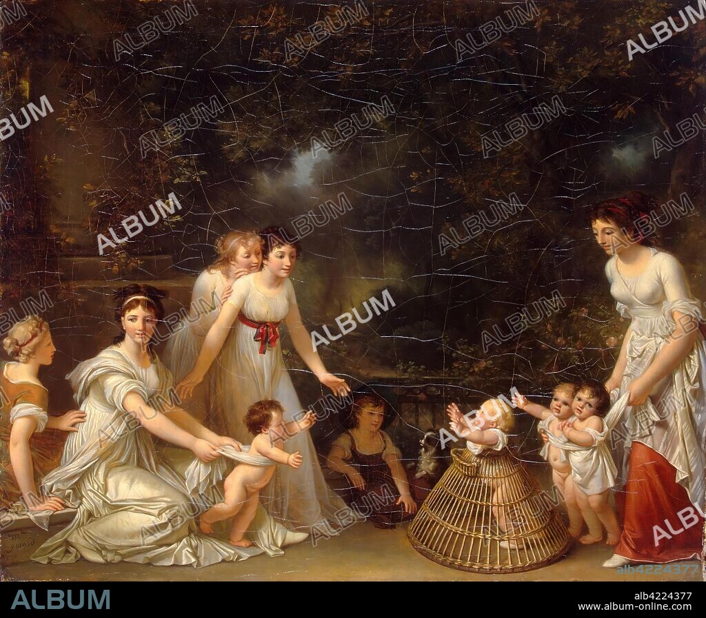MARGUERITE GERARD. 'First Steps'. circa 1788. Dimensions: 45,5x55 cm.