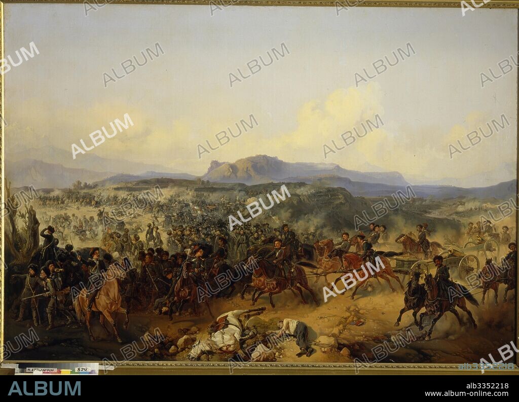 GOTTFRIED WILLEWALDE (BOGDAN PAVLOVICH). The Battle at Bashkadyklar on November 19, 1853.