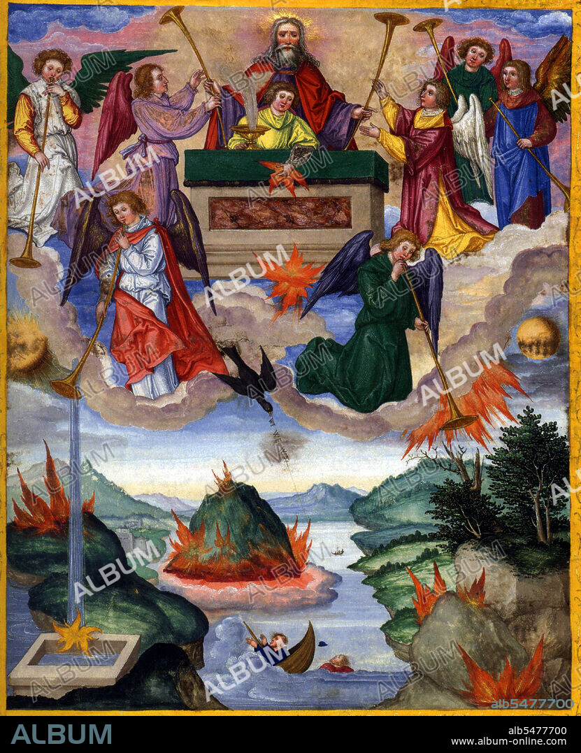 The Ottheinrich Bible was commissioned in c.1425 by the Royal Court of Bavaria. The unusually large manuscript was not completed until the following century when the German painter and engraver, Matthias Gerung, was offered 60 Rhenish guilders and winter clothes to illustrate the text. The Bible carries the name of the benefactor who supported its completion. Ottheinrich (1502-1559) was the Prince of Neuburg, Elector Palatine, soldier, pilgrim, reformer and art patron.