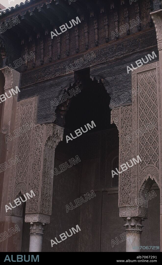 DETALLE DEL MAUSOLEO DE LOS SAADIES - SIGLO XVI.
