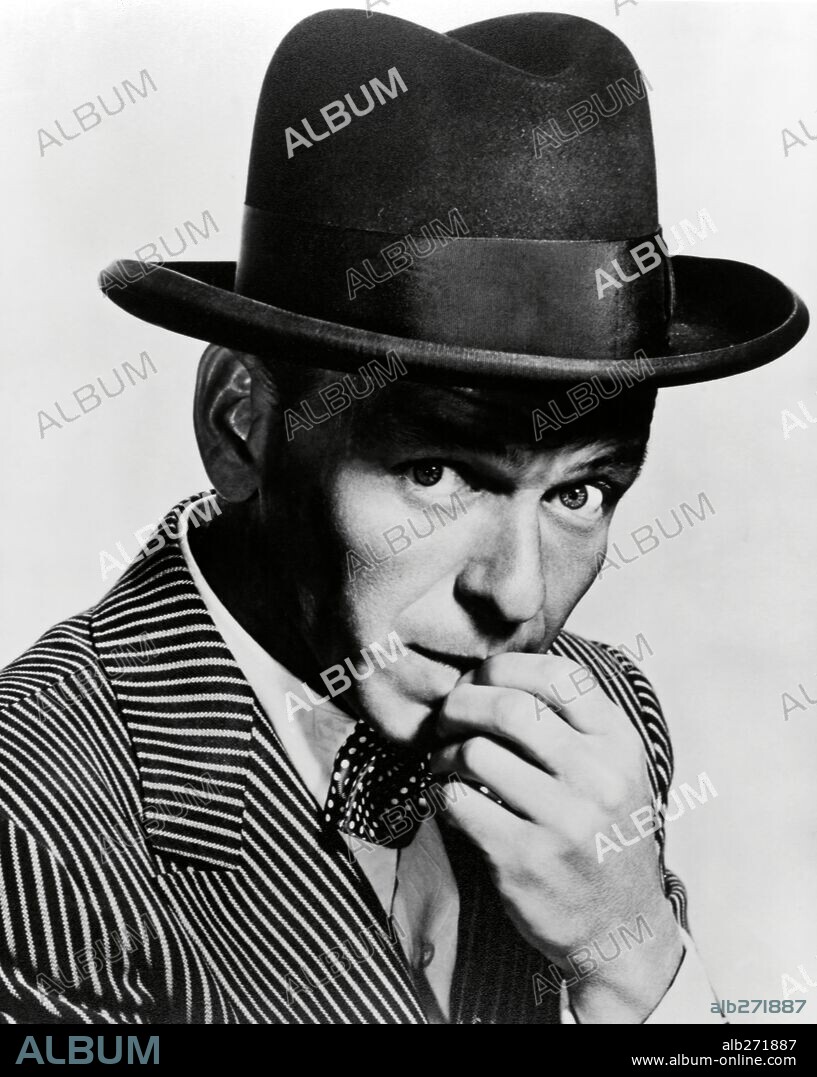 FRANK SINATRA en ELLOS Y ELLAS, 1955 (GUYS AND DOLLS), dirigida por JOSEPH L. MANKIEWICZ. Copyright M.G.M/SAMUEL GOLDWYN.
