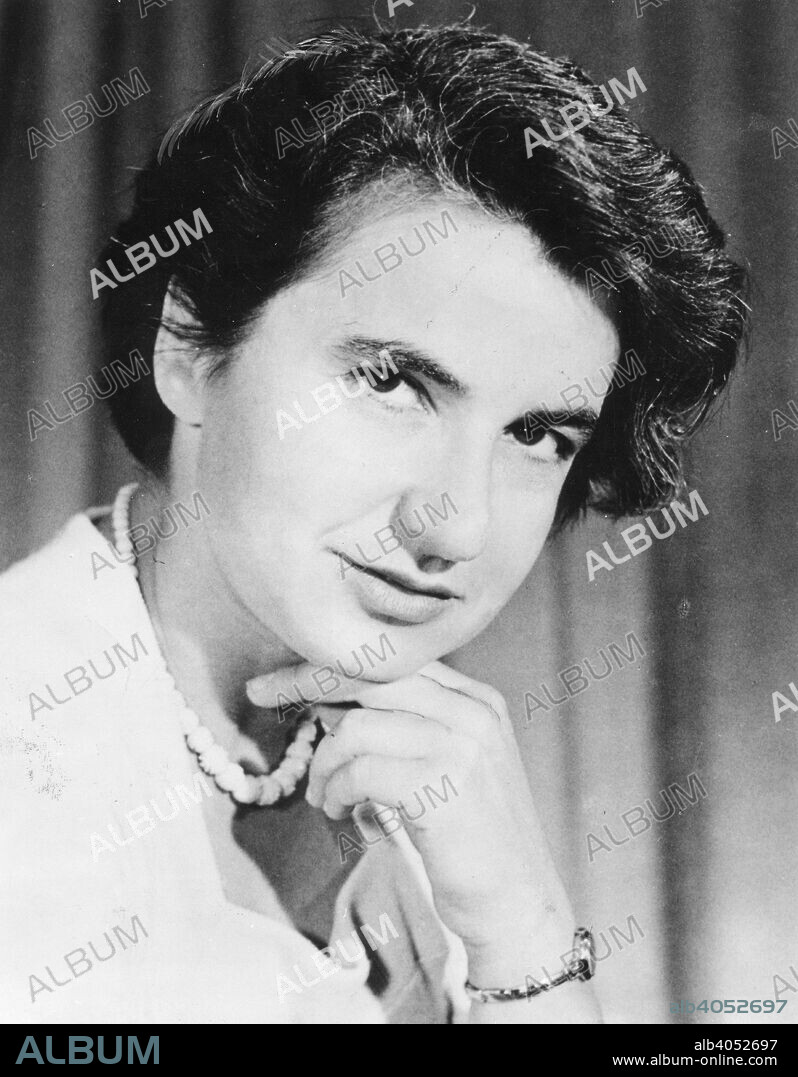 Rosalind Franklin (1920-1958), British chemist. Pioneer molecular biologist.