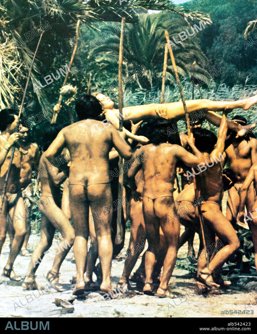 EMMANUELLE AND THE LAST CANNIBALS, 1977 (EMANUELLE E GLI ULTIMI CANNIBALI), directed by JOE D'AMATO. Copyright FLORA FILMS.