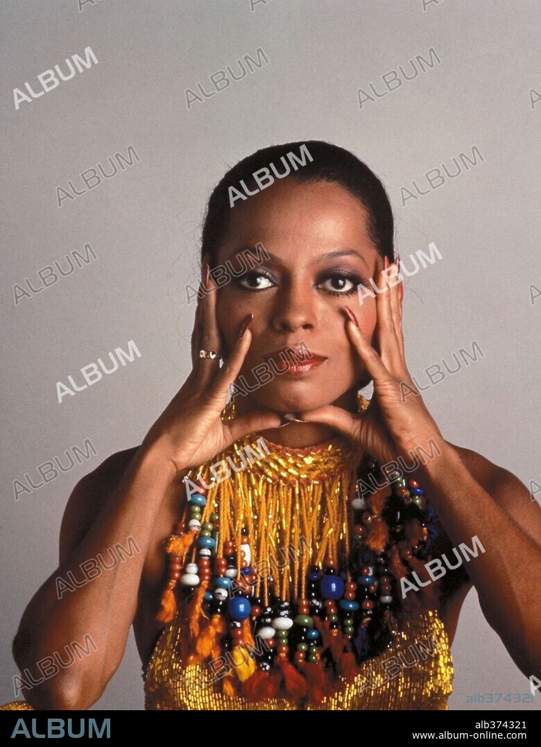 American singer Diana Ross.