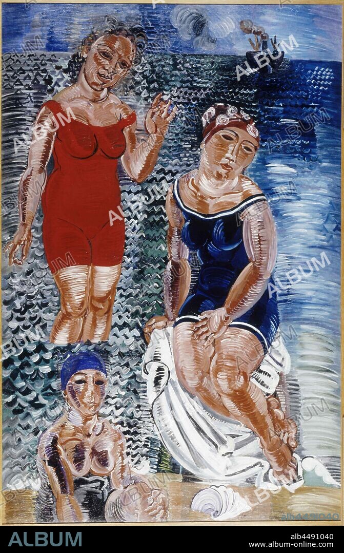 RAOUL DUFY. Les trois baigneuses (The three bathers).