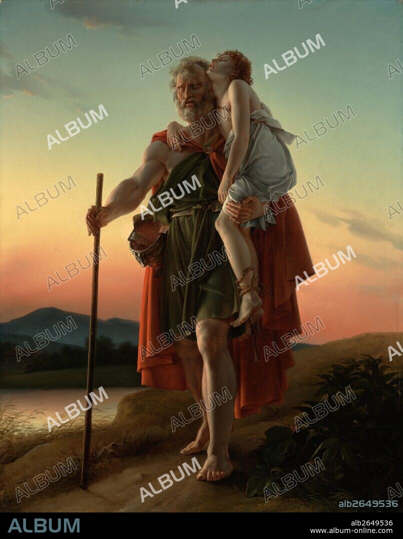Belisarius; Baron François-Pascal-Simon Gérard, French, born Italy, 1770 - 1837; Paris, France, Europe; 1797; Oil on canvas; Unframed: 91.8 x 72.5 cm (36 1/8 x 28 9/16 in.), Framed [outer dim]: 112.1 x 91.4 x 11.4 cm (44 1/8 x 36 x 4 1/2 in.).