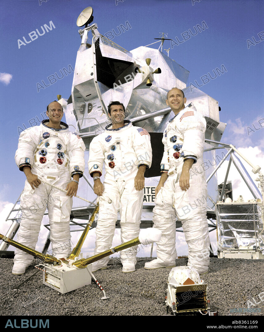 Prime crew of the Apollo 12 lunar landing mission.