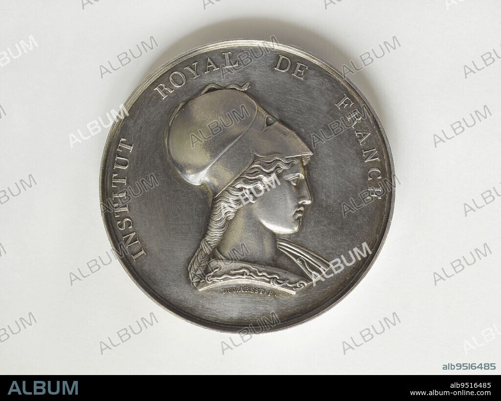 Montyon Foundation Prize (medicine and surgery) awarded by the Academy of Sciences to Lucien Boyer, doctor, 1845, Dumarest, Rambert, Engraver in medals, In 1845, Numismatics, Medal, Dimensions - Work: Diameter: 5 cm, Weight (type dimension): 63.4 g.