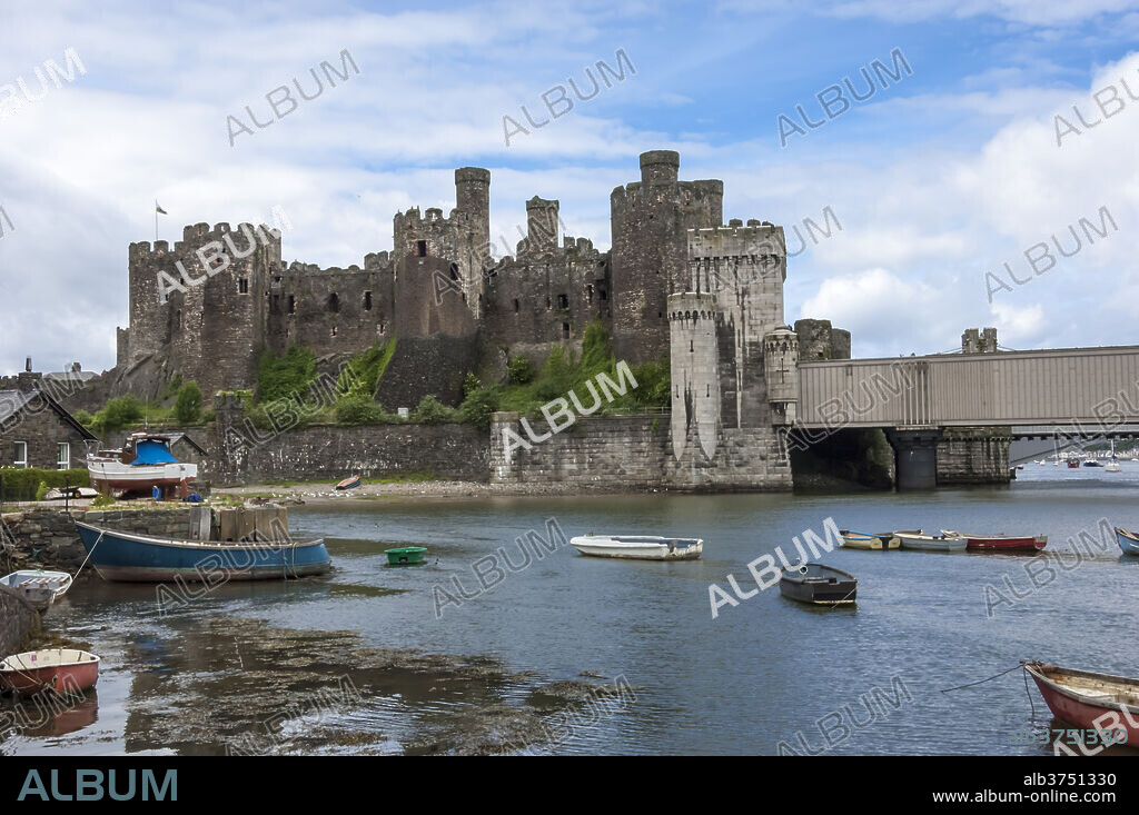 Conwy (Conway) Castle, UNESCO World Heritage Site, Conwy, Conway County Borough, Wales, United Kingdom, Europe.