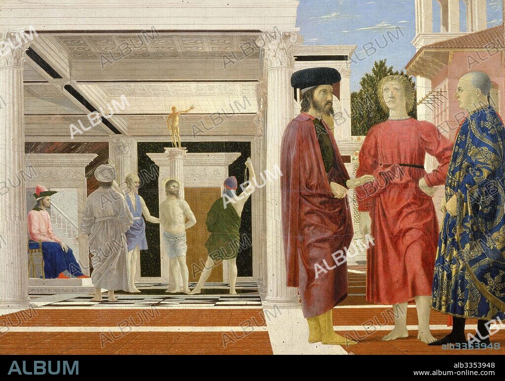 PIERO DELLA FRANCESCA. The Flagellation of Christ.