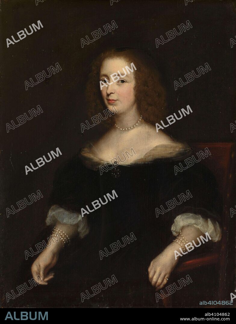 ANONYMOUS (COPY AFTER). Portrait of Anna van den Corput (1599-1645). Wife of Jacob de Witt. Dating: 1630 - before 1645. Place: Northern Netherlands. Measurements: h 41 cm × w 31.5 cm.