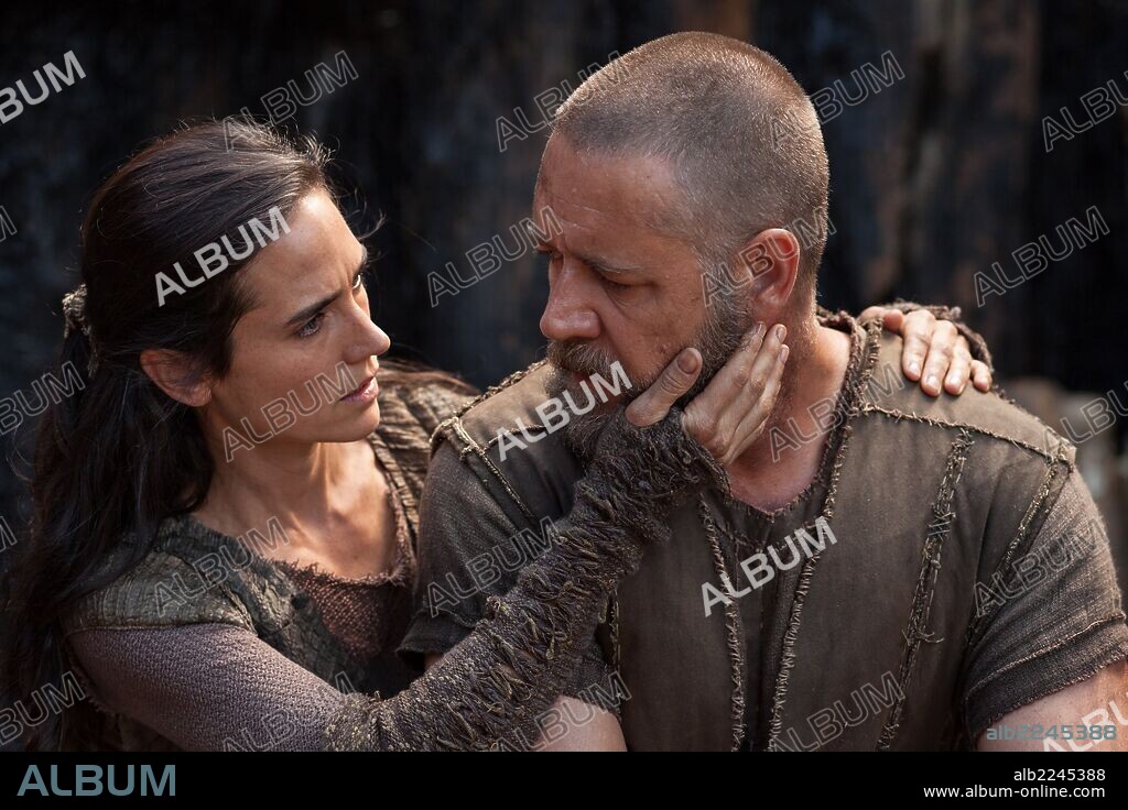 JENNIFER CONNELLY und RUSSELL CROWE in NOAH, 2014, unter der Regie von DARREN ARONOFSKY. Copyright NEW REGENCY PICTURES.