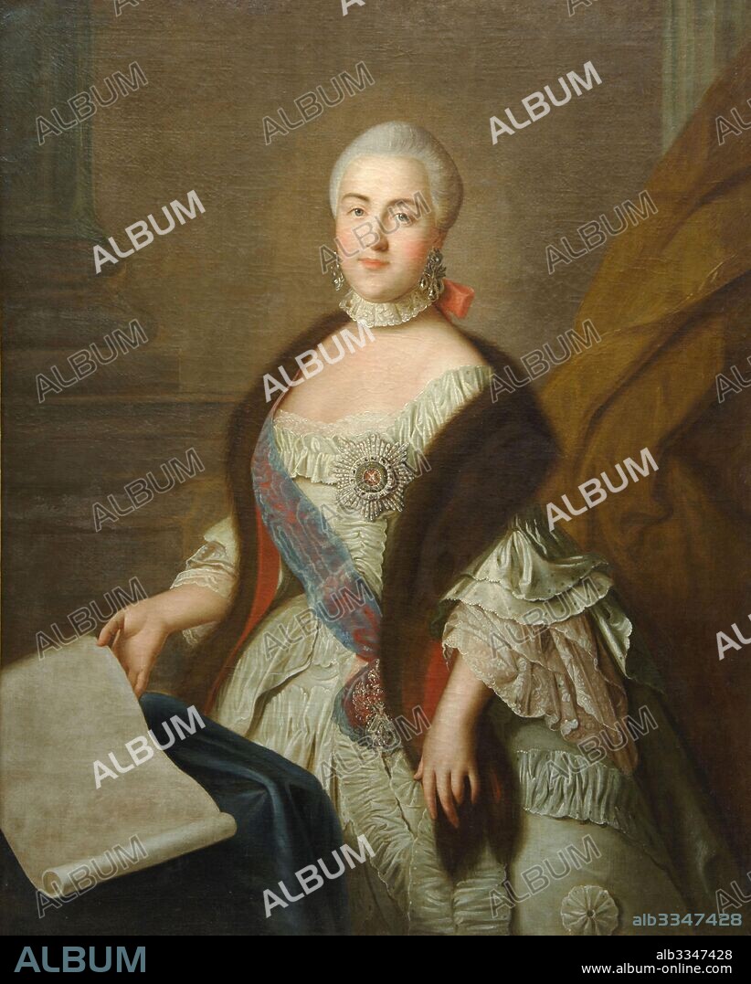 IVAN PETROVICH ARGUNOV. Catherine II as Grand Duchess Ekaterina Alekseyevna.