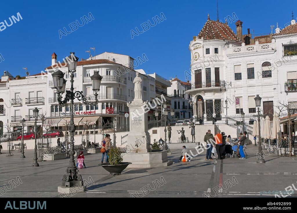 Marques de Aracena square, Aracena, Huelva province, Region of Andalusia, Spain, Europe.