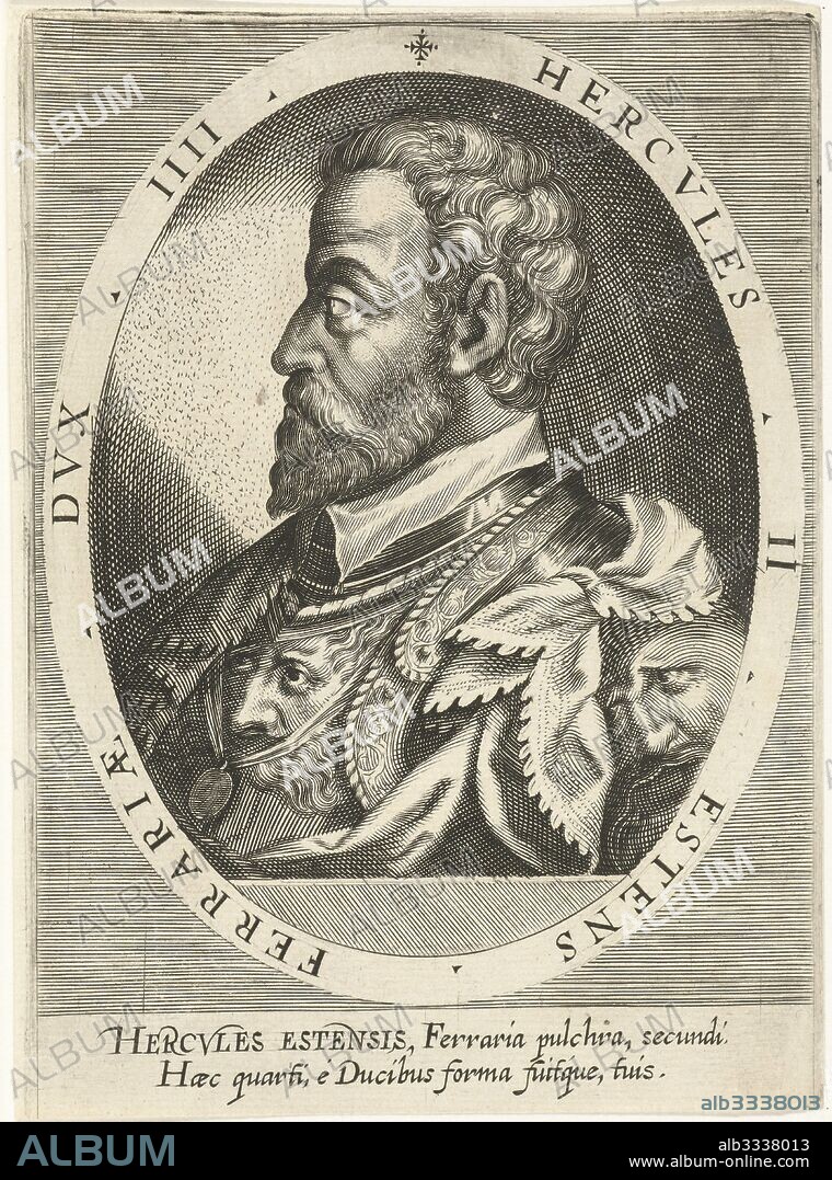 DOMINICUS CUSTOS. Ercole II d'Este (1508-1559), Duke of Ferrara, Modena and Reggio.