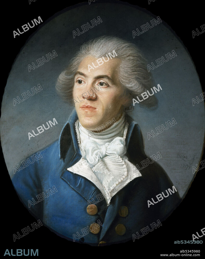 JOSEPH BOZE. Portrait of Antoine-Pierre-Joseph-Marie Barnave (1761-1793).