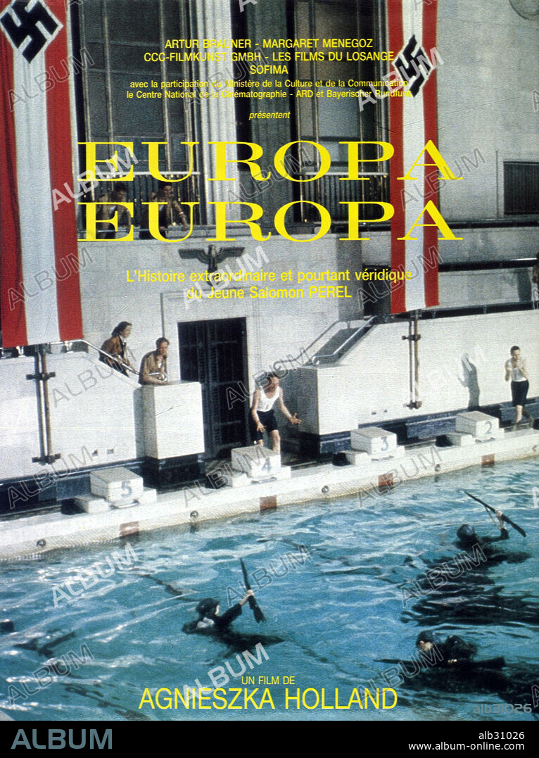 Poster of EUROPA EUROPE, 1990 (EUROPA EUROPA), directed by AGNIESZKA HOLLAND. Copyright LES FILMS DU LOSANGE/FILMKUNST.
