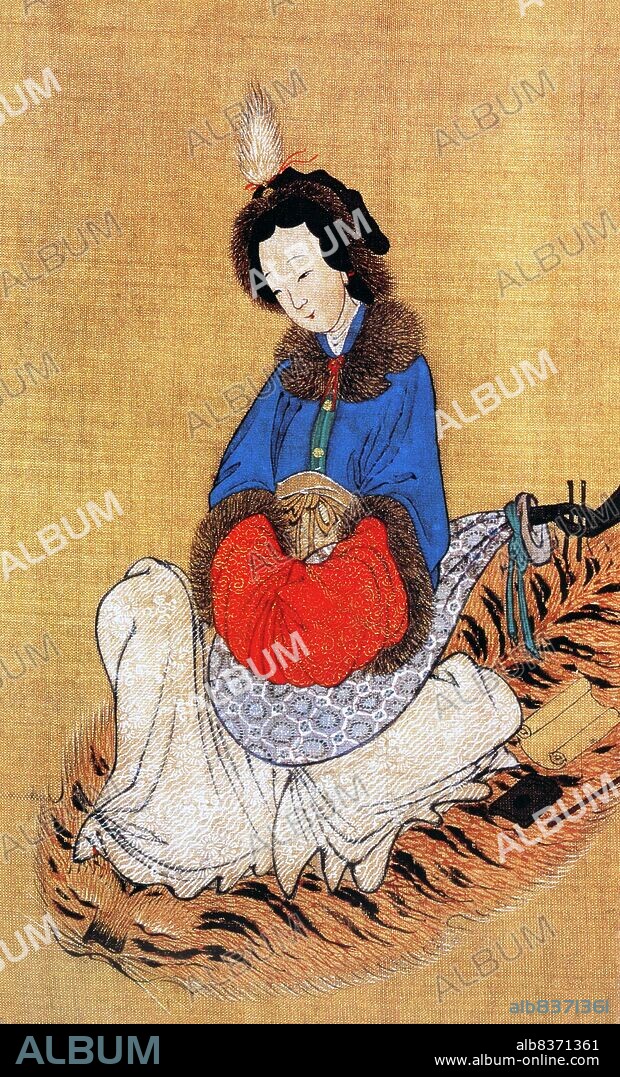 Qiu Ying (WadeGiles: Ch'iu Ying) was a Chinese painter who specialized in the <i>gongbi</i> brush technique.<br/><br/>. Qiu Ying was born to a peasant family in Taicang (Jiangsu Province) and studied painting under Zhou Chen in Suzhou. Though Suzhou's Wu School encouraged painting in ink washes, Qiu Ying also painted in the green-and-blue style. He painted with the support of wealthy patrons, creating images of flowers, gardens, religious subjects, and landscapes in the fashions of the Ming dynasty.<br/><br/>. He incorporated different techniques into his paintings, and acquired a few wealthy patrons. His talent and versatility allowed him to become regarded as one of the Four Masters of the Ming dynasty.