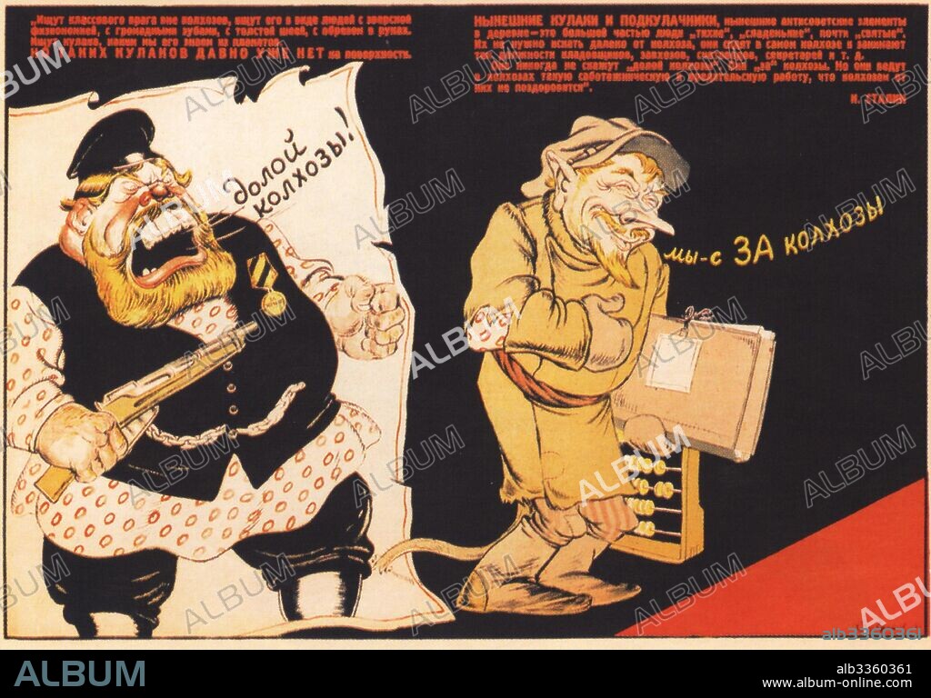 BORIS YEFIMOVICH YEFIMOV. We are for the kolkhozes.