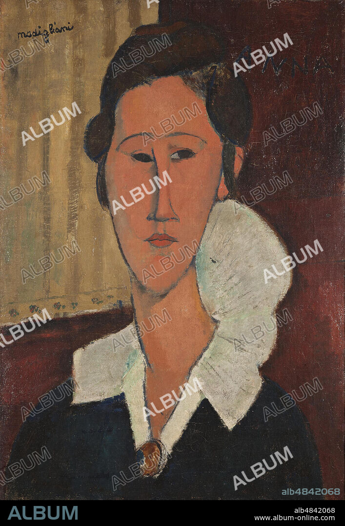 AMEDEO MODIGLIANI. Portrait of Anna Zborowska.