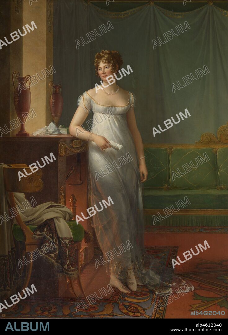 FRANÇOIS GERARD. Madame Charles Maurice de Talleyrand Périgord (1761-1835), ca. 1804.