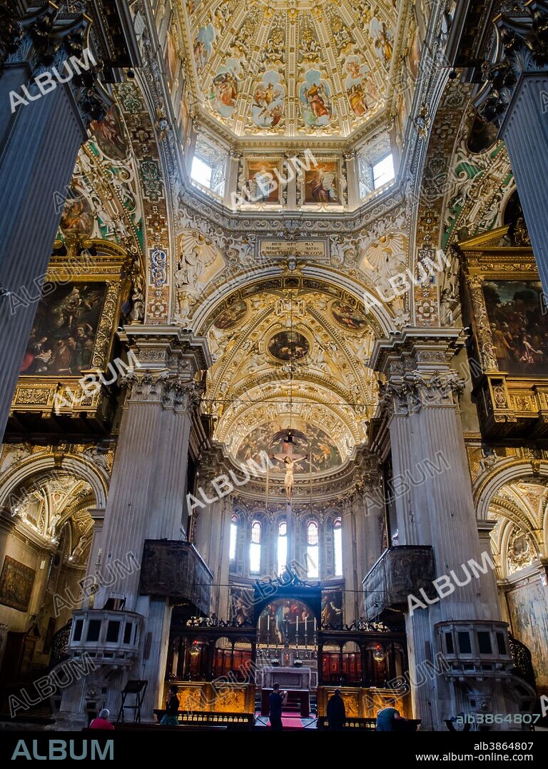BERGAMO,BASILICA SANTA MARIA MAGGIORE.