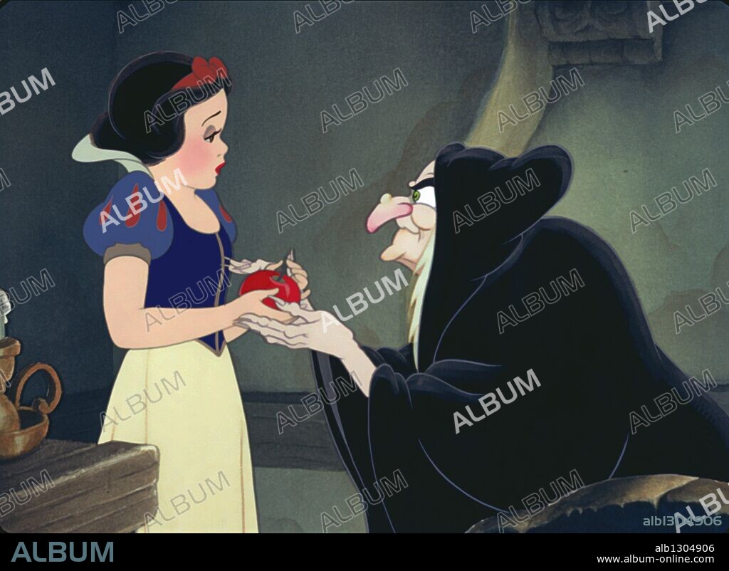 BLANCANIEVES Y LOS SIETE ENANITOS, 1937 (SNOW WHITE AND THE SEVEN DWARFS), dirigida por WALT DISNEY. Copyright WALT DISNEY PRODUCTIONS.