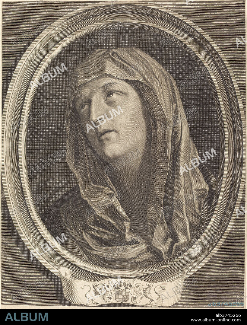 ROBERT NANTEUIL. Mater Dolorosa. Dated: 1654. Medium: engraving.