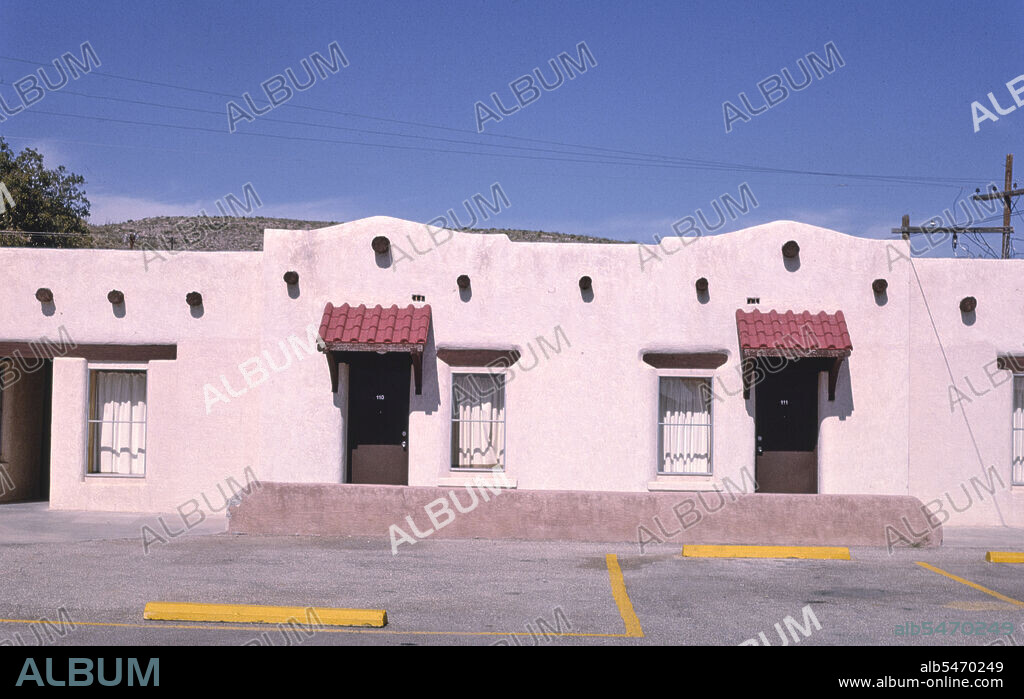 1990s United States -  White City Motel, Whites City, New Mexico 1993 .