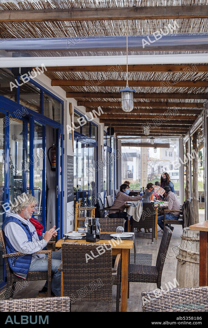 Sa Figuera restaurant, La Mola, Formentera, Pitiusas Islands, Balearic Community, Spain.