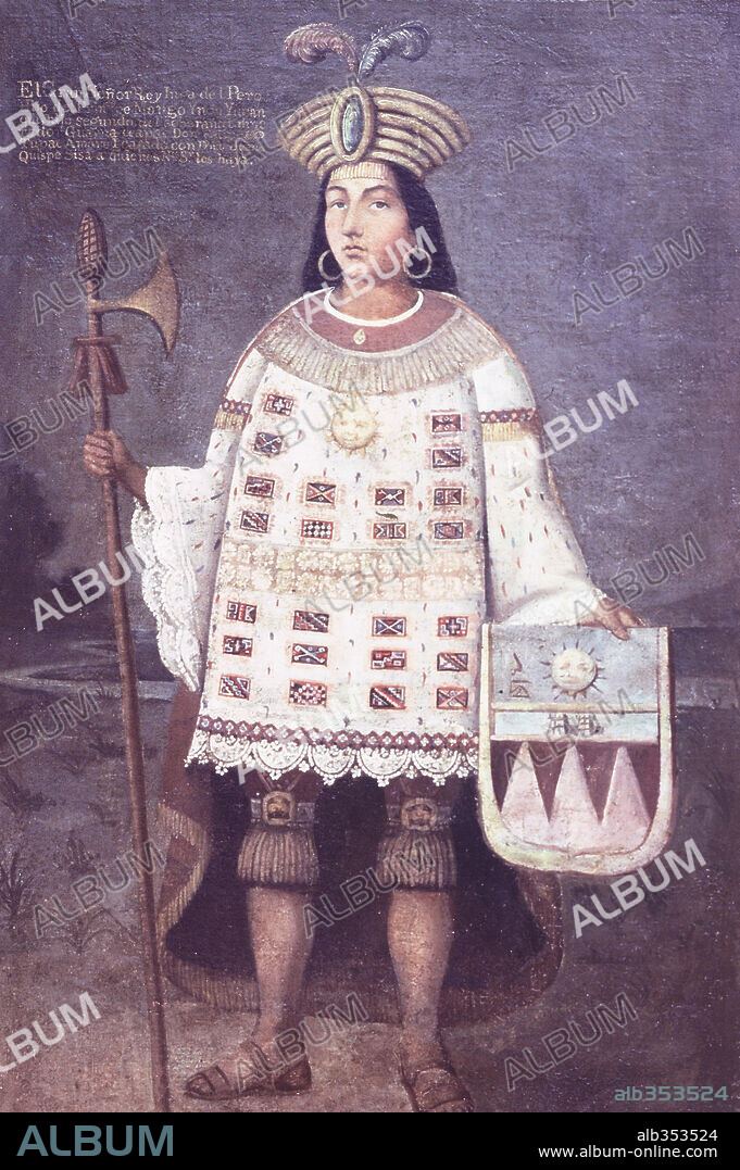 El gran señor Rey Inca del Perú, hijo de Manco Inca Yupanqui, Don Felipe Tupac Amaru.