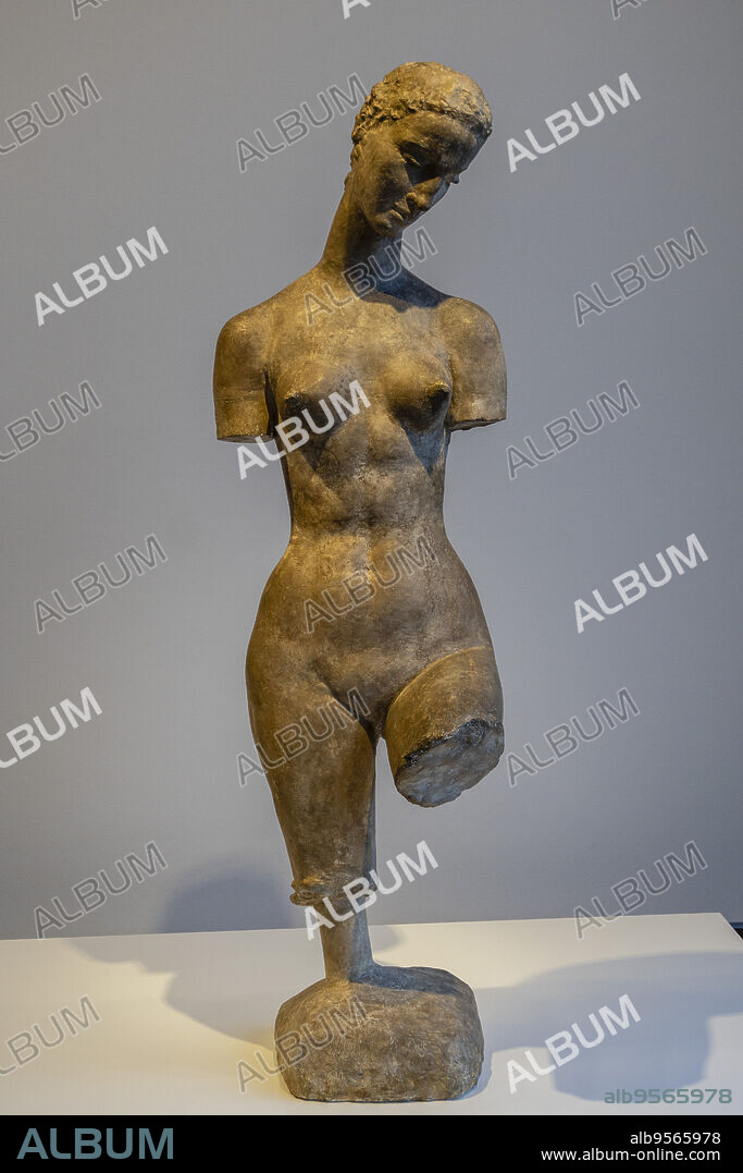 Torso of the Kneeling woman, 1911-1913, Wilhelm Lehmbruck, Berlin, Federal Republic of Germany.