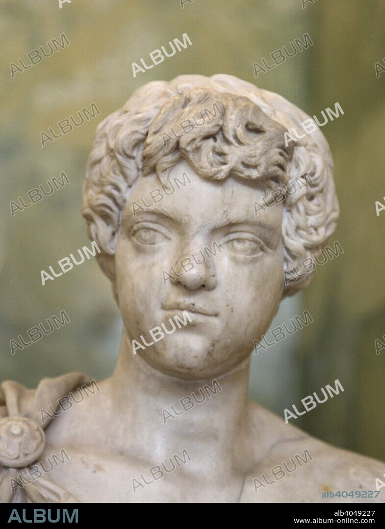 Portrait of the young Caracalla, late 2nd or early 3rd century. The eldest son of Septimius Severus, Caracalla (188-217) was Roman Emperor from 211, initially ruling alongside his brother Geta, until having him murdered. His rule, which was notorious for the massacres and persecutions he ordered, ended in 217, when he was assassinated by Julius Martialis, an officer of his personal bodyguard.  Found in the collection of The Hermitage, St Petersburg.