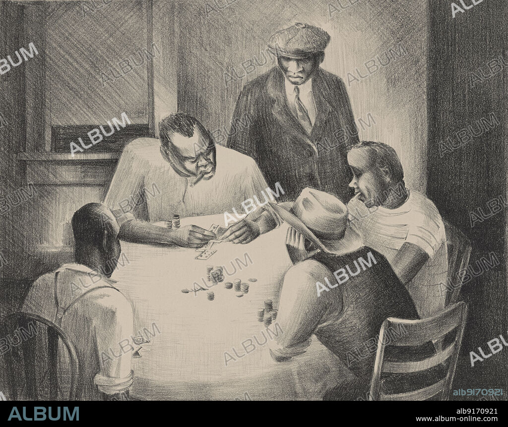 CHARLES HENRY ALSTON. Stud Poker, ca.1935 - 1943.