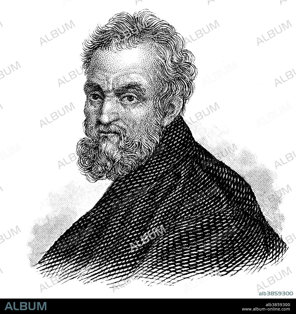 Michelangelo, Michelangelo Buonarroti or Michelangelo di Lodovico Buonarotti Simoni, 1475 - 1564, Italian painter, sculptor, architect and poet of the Italian High Renaissance.