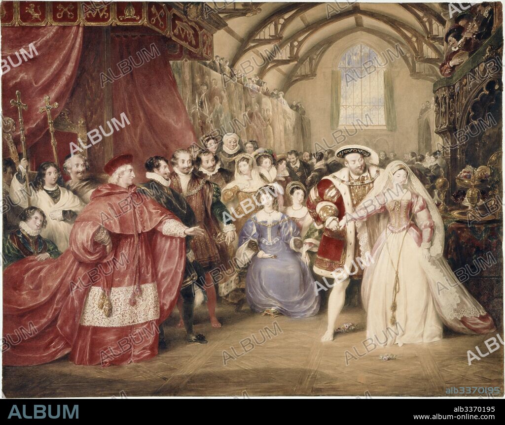JAMES STEPHANOFF. The Banquet of Henry VIII in York Place.