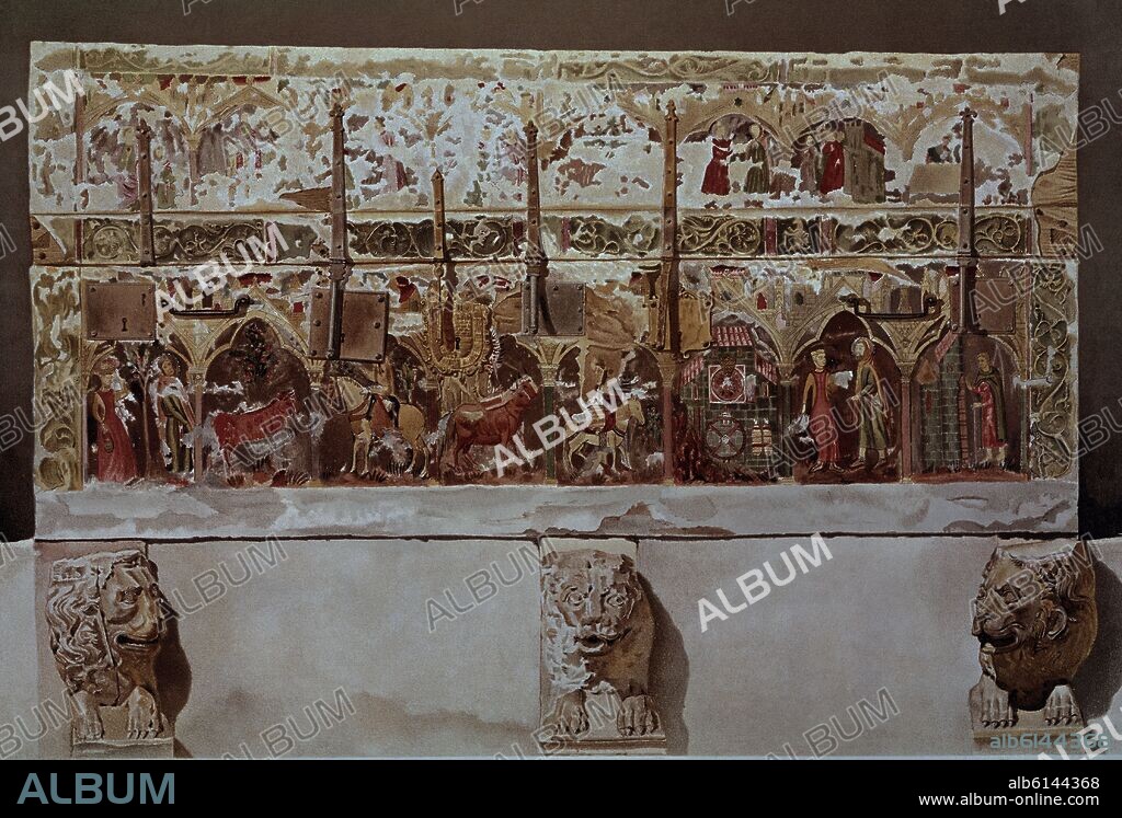 MATEU JAIME SIGLO XV. ARCA SEPULCRAL DE SAN ISIDRO LABRADOR.