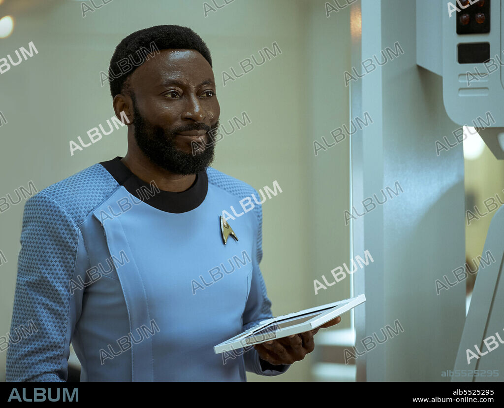 BABS OLUSANMOKUN in STAR TREK: STRANGE NEW WORLDS, 2022, directed by AKIVA GOLDSMAN, CHRIS FISHER and LESLIE HOPE. Copyright CBS Television Studios.