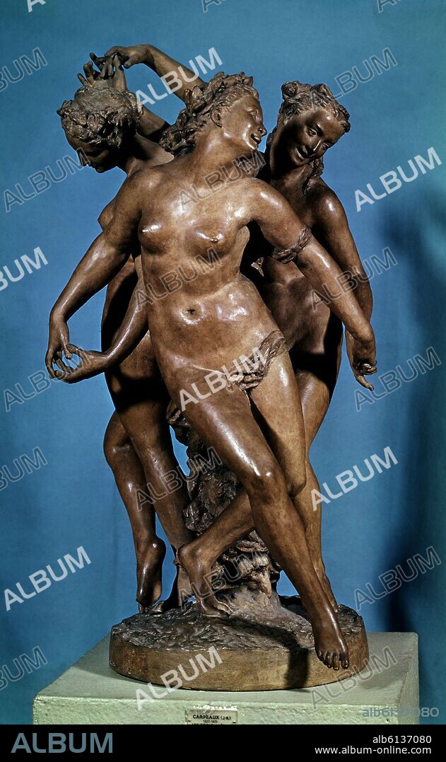 JEAN BAPTISTE CARPEAUX (1827-1875). LAS TRES GRACIAS.
