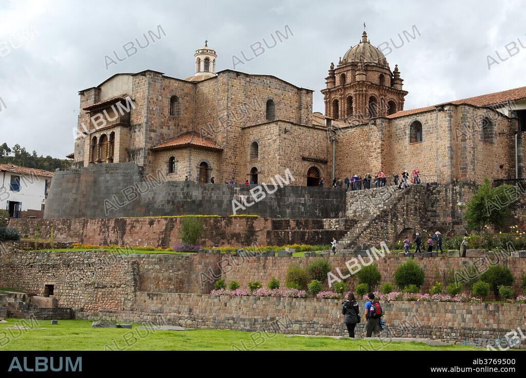 Coricancha Temple, important temple of the Inca Empire, Cusco City, Cuzco, UNESCO World Heritage Site, Peru, South America.