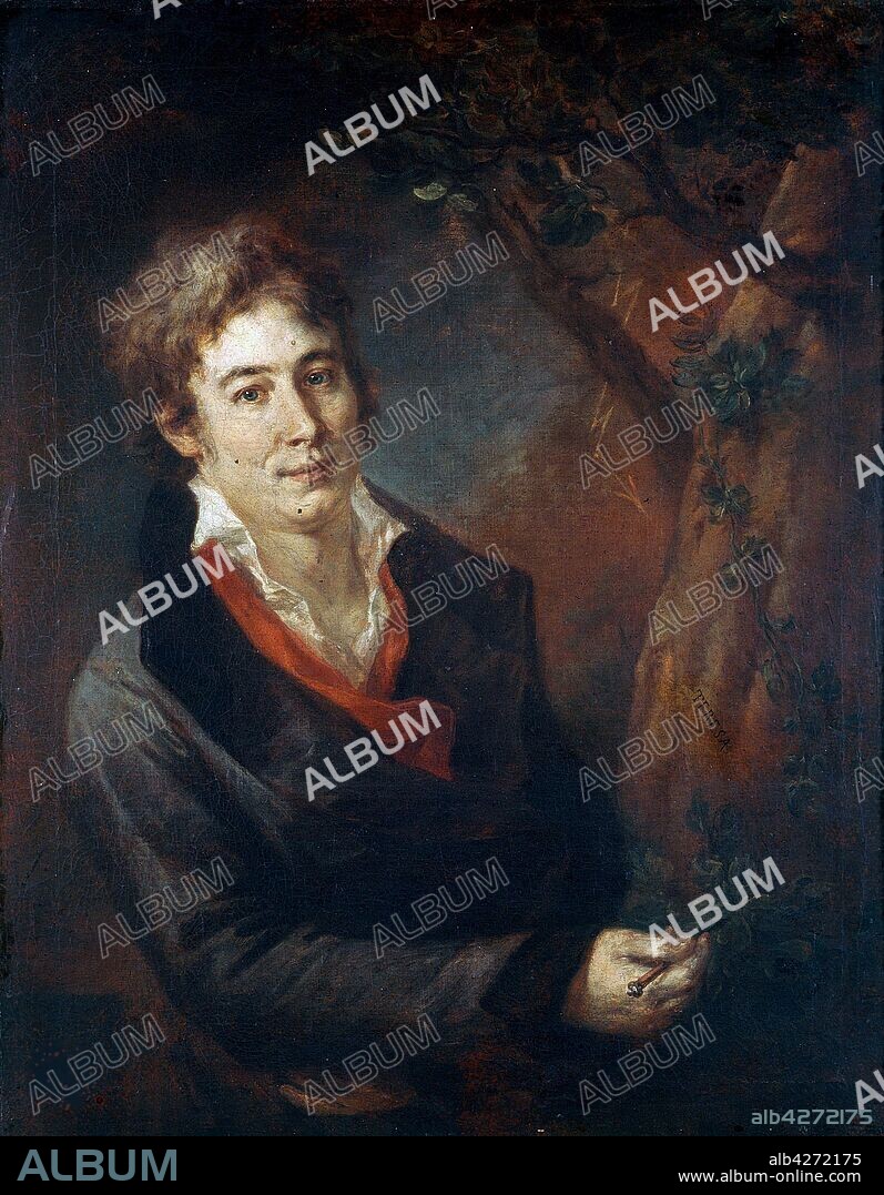 ANDREA APPIANI. Portrait of Ugo Foscolo (1778-1827).