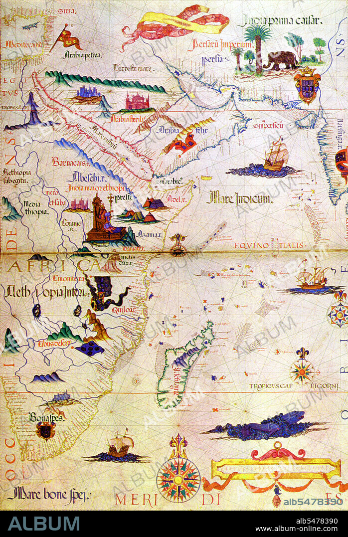 Vasco da Gama (1460 or 1469 – 1524) was a Portuguese explorer, one of the most successful in the Age of Discovery, and the commander of the first ships to sail directly from Europe to India. Under the reign of King Manuel I, Portugal discovered Brazil in 1500. Meanwhile, da Gama set sail from Lisbon on July 8, 1497, with a fleet of four ships and 170 men. He sailed around the Cape of Good Hope, impersonated a Muslim in Mozambique, resorted to piracy in Kenya, and finally landed in Calicut in India on May 20, 1498. For a short time in 1524, he was Governor of Portuguese India under the title of Viceroy.