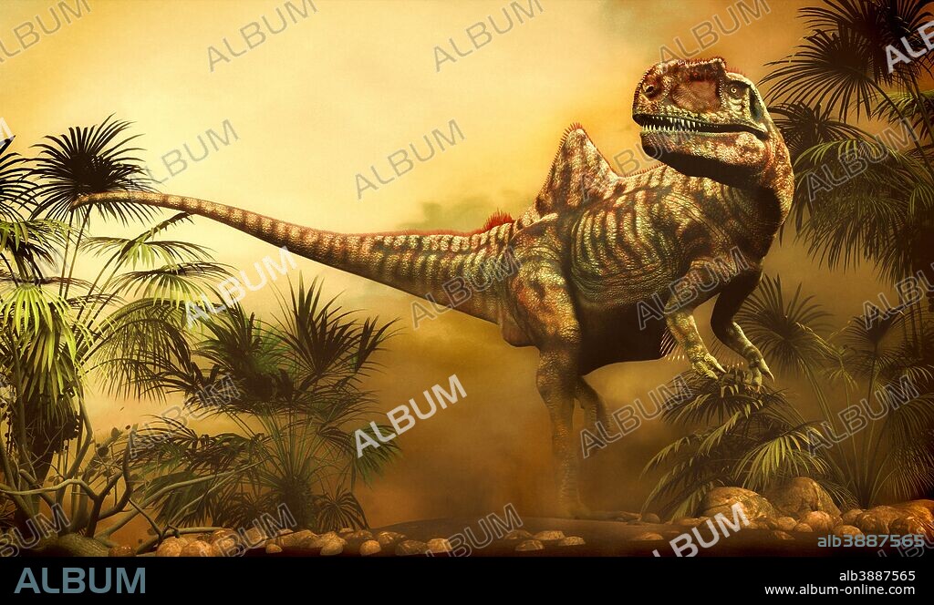 Concavenator, the hump backed hunter from Cuenca, was a theropod dinosaur that lived approximately 130 million years ago during the early Cretaceous period. It had a triangular hump on its lower back and possible feathers on the forearms.