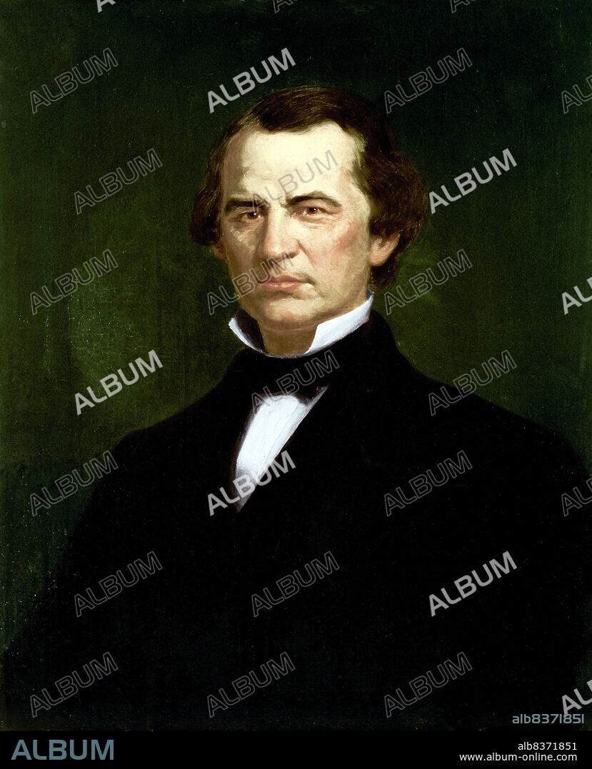 Andrew Johnson (December 29, 1808 July 31, 1875) was the 17th President of the United States, serving from 1865 to 1869. Johnson became president as he was vice president at the time of the assassination of Abraham Lincoln. A Democrat who ran with Lincoln on the National Union ticket, Johnson came to office as the Civil War concluded.<br/><br/>. The new president favored quick restoration of the seceded states to the Union. His plans did not give protection to the former slaves, and he came into conflict with the Republican-dominated Congress, culminating in his impeachment by the House of Representatives. The first American president to be impeached, he was acquitted in the Senate by one vote.