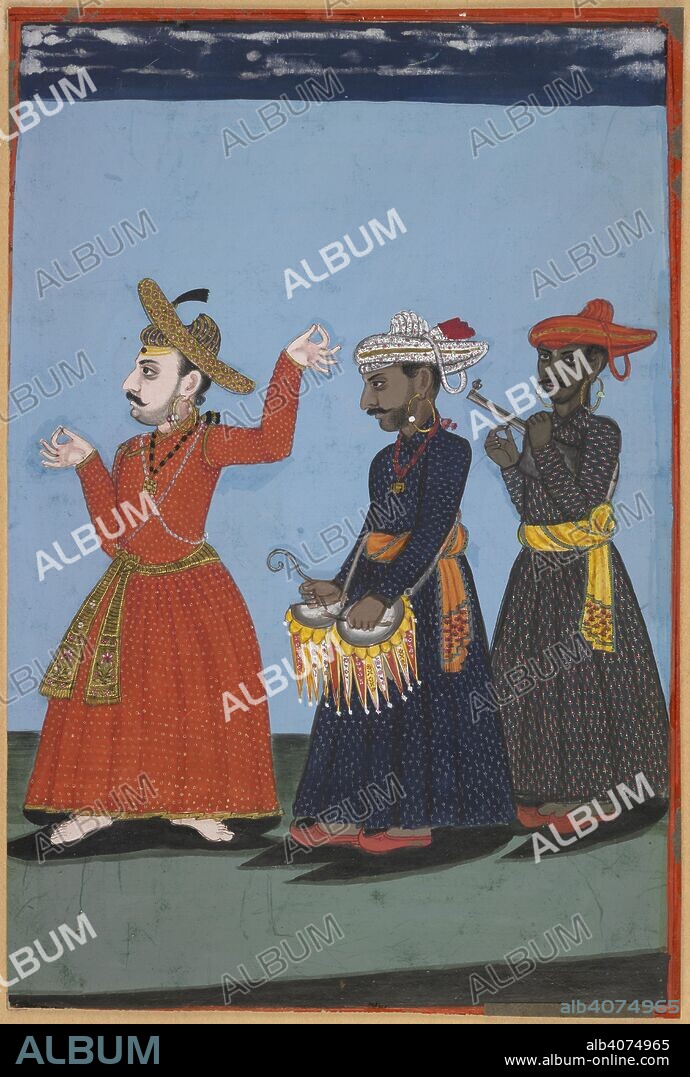 Gurkha marriage procession. c.1860. Gurkha marriage procession. Watercolour. Nepalese school. 125 by 333 mm.  Originally published/produced in c.1860. . Source: Add.Or.3925,.