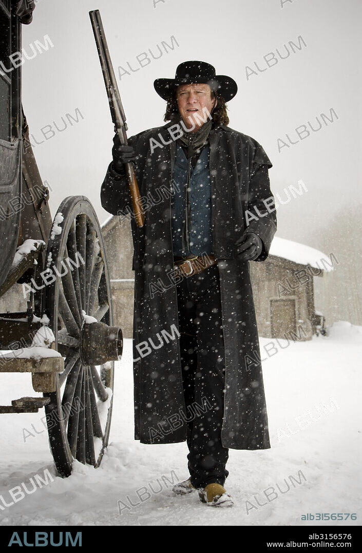 MICHAEL MADSEN in THE HATEFUL EIGHT, 2015, directed by QUENTIN TARANTINO. Copyright WEINSTEIN COMPANY, THE.