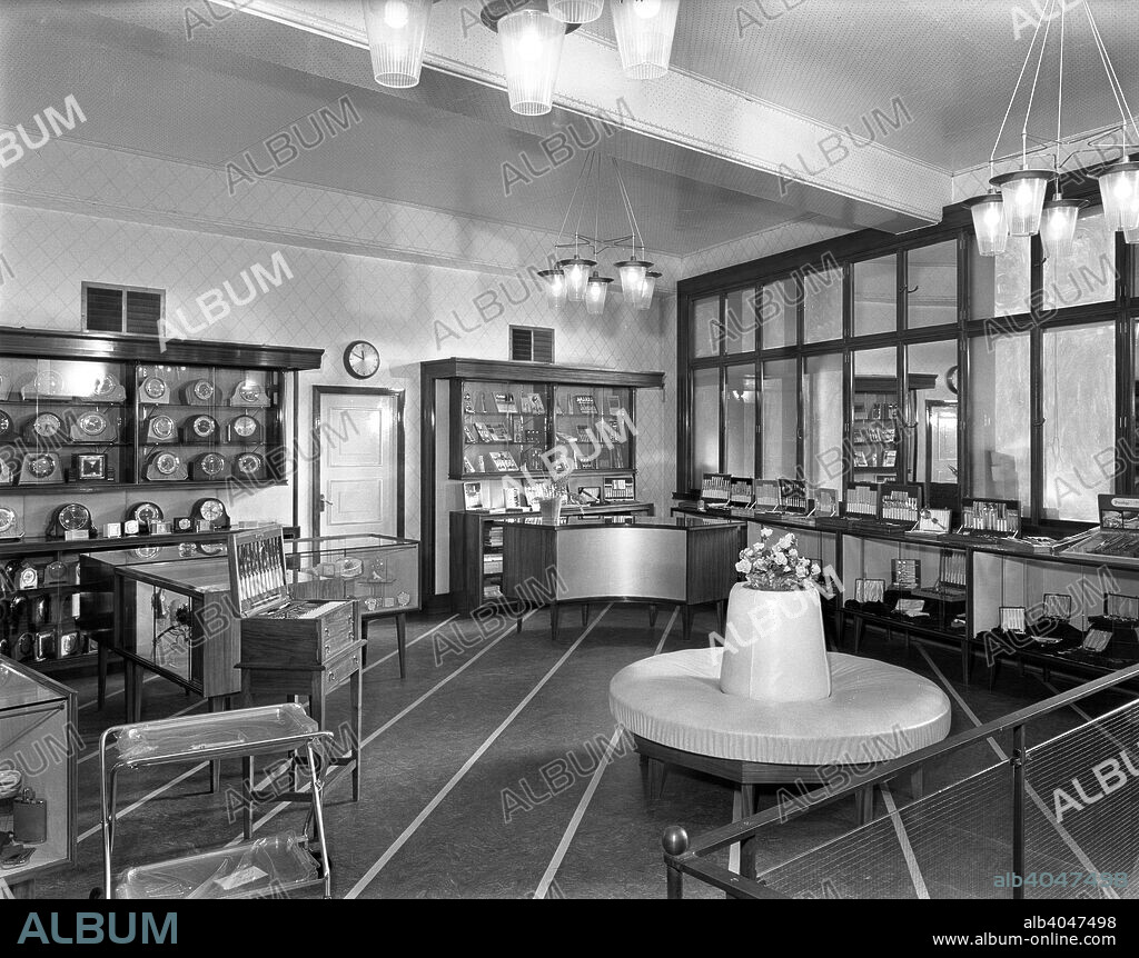 Barnsley Co op central jewellery department South Yorkshire 1956